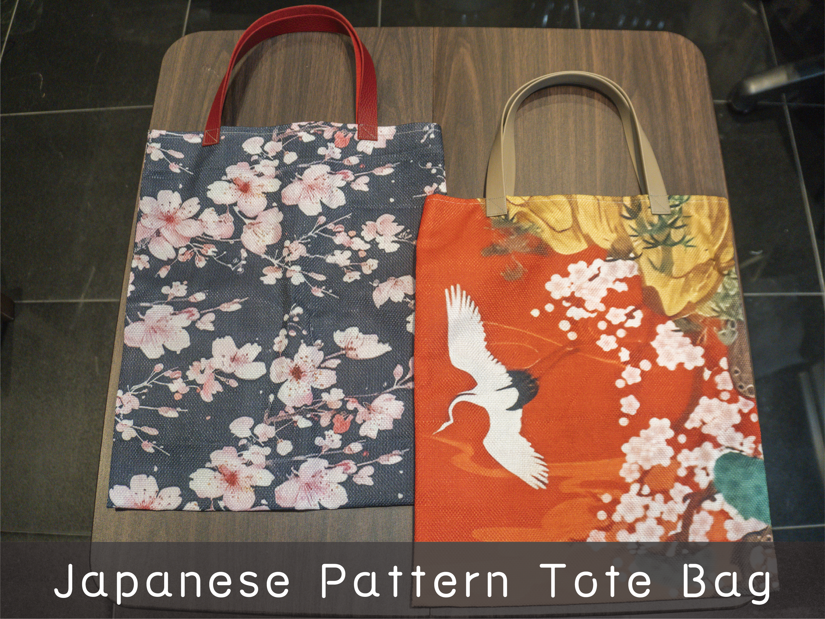 Japanese Pattern Tote Bag