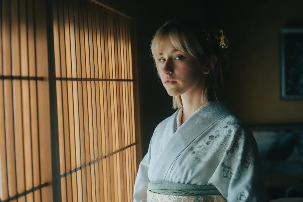 woman in kimono