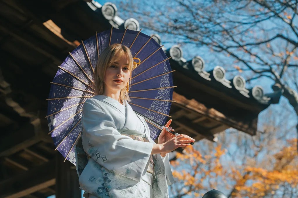 woman in kimono