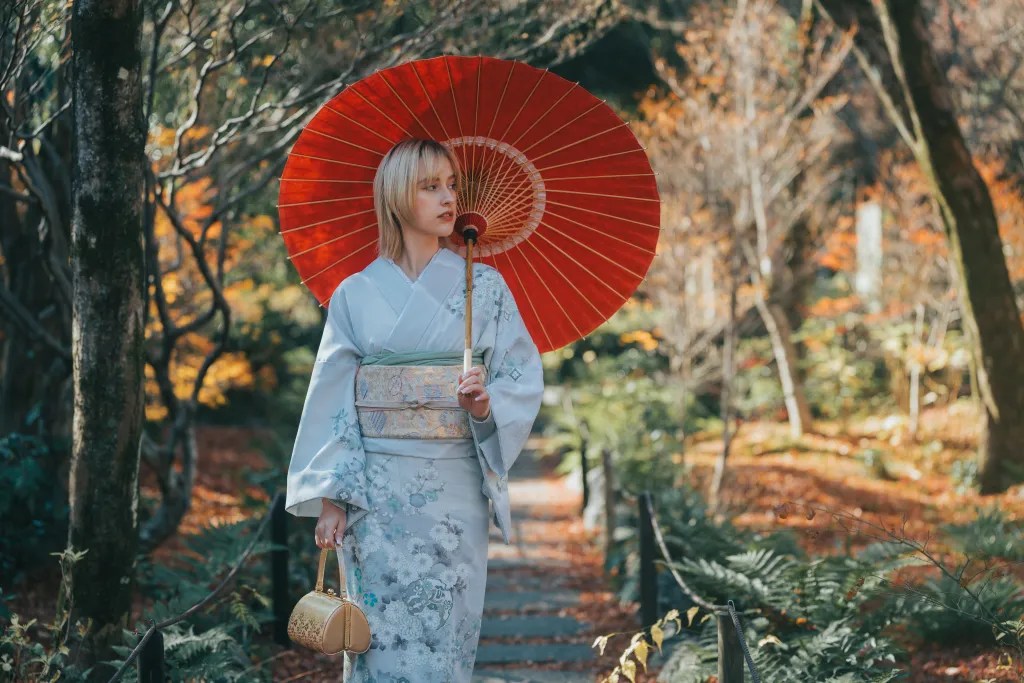woman in kimono