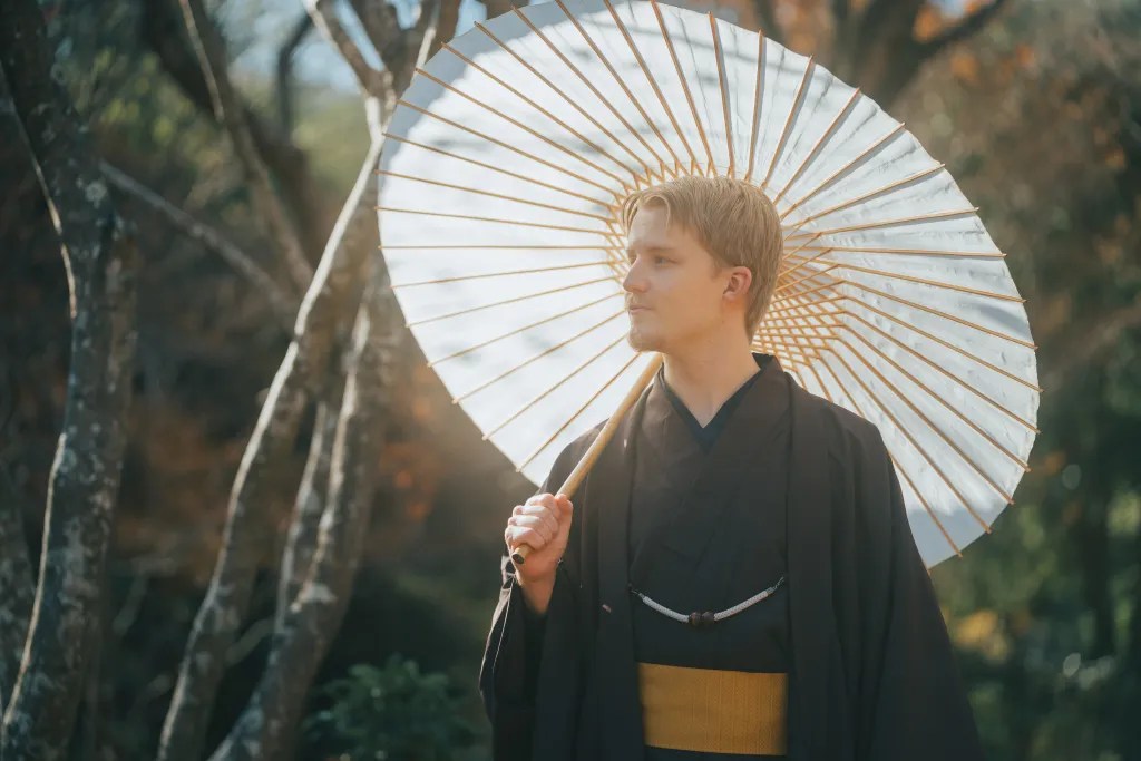 man in kimono